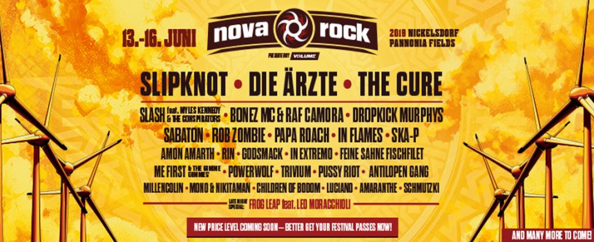 Slipknot, Dropkick Murphys, Rob Zombie si multi altii urca pe scenele Nova Rock 2019
