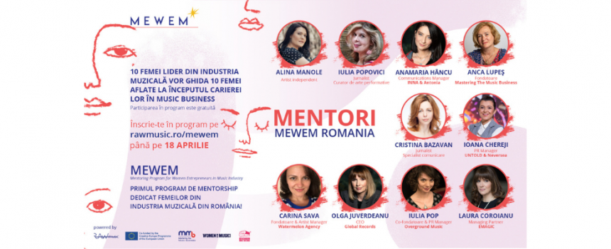 MEWEM- Primul program de mentorship dedicat femeilor din industria muzicala din Romania